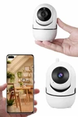 Mini IP Kamera Hareketli Güvenlik Kamerası Kablosuz Wifi Kamera Mikrofonlu - 1