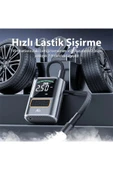 Akman ALLY ST-5528 Dijital Basınç Göstergeli Oto Lastik Şişirme Pompası Hava Kom - ACL6203161-8135 thumbnail 4