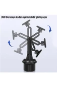 Akman Ally 360 Derece Döner Manyetik Araç Içi Telefon Tutucu - Bardak Tutucu Yeri i - ACL6206521-9030 - 5