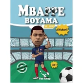 MBappe Çıkartmalı Maskeli Boyama Kitabı - 1