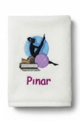 Kişiye Özel Nakışlı Pilates Temalı Spor ve Fitness Antreman Havlusu 50x90 cm thumbnail 9