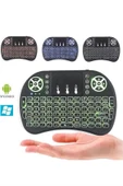 Işıklı Kablosuz Mini Klavye ve Dokunmatik Mouse Seti Türkçe Kablosuz - 3