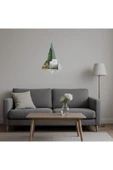 Akman Geometrik Uçak Figürlü Duvar Sanatı 10,1 cm x 15,9 cm - ACL6208132-7757 - 5