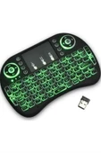 Işıklı Kablosuz Mini Klavye ve Dokunmatik Mouse Seti Türkçe Kablosuz - 4