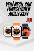 2025 Model Akıllı Saat Kordon Hediyeli Çağrı Cevaplama Uzun Pil Süreli Android İOS Uyumlu - 2