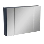 Vitra Mia Asimetrik Dolaplı Ayna, 100 cm, Parlak Antrasit 67752 - 1