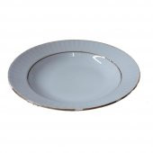 Güral Porselen İki File 24 Adet 22 Cm Çukur Tabak SF22CK - 1