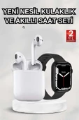 2025 Model Akıllı Saat ve 2.Nesil TWS Bluetooth Kulaklık ANC Özelliği Amoled Ekran thumbnail 2