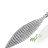 Samsung Galaxy Watch 8 44mm 40mm 47mm İle Uyumlu Naylon Spor Loop Kordon Ayarlanabilir Rahat ve Dayanıklı  Gri thumbnail 4