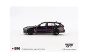Mini GT 896 BMW M3 M Performance Touring Daytona Violet 1/64 Model Araba thumbnail 2