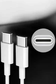 İOS Uyumlu Type-C Girişli Hızlı Şarj 15/15 Pro Max Adaptör ve Kablosu - 3