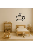 Akman Çay veya Kahve Fincanı MDF Dekoratif Duvar Tablosu 47,1 cm x 42,7 cm - ACL6206600-4130 - 3