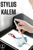 Tablet Kalemi Stylus Pen Dokunmatik Kalem Android Ve İOS Uyumlu Şarjlı - 2