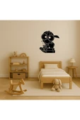 Akman Çocuk ve Kitaplar Temalı Dekoratif MDF Tablo 84,4 cm x 94,8 cm - ACL6207848-6710 - 3
