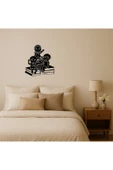 Akman Öğrenciler ve Kitaplar MDF Dekoratif Duvar Tablosu 90 cm x 94,8 cm - ACL6204801-2313 - 1