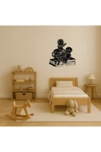 Akman Öğrenciler ve Kitaplar MDF Dekoratif Duvar Tablosu 90 cm x 94,8 cm - ACL6204801-2313 - 3