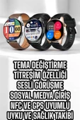 Akıllı Saat Tema Değiştirme Titreşimli Bluetooth Bağlantılı NFC Ve GPS Uyumlu thumbnail 1