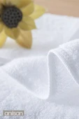10'lu Beyaz Banyo Havlusu - 70x140cm, 490gr, %100pamuk, Spa Ve Otel Havlusu, Günlük Kullanıma Uygun - 5