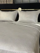 NİVEMESHOME YATAK ÖTÜSÜ ÇİFT KİŞİLİK 240X260 GRİ TOSKANA - 2