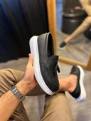 Günlük Spor Klasik Ayakkabı Siyah (Beyaz Taban) thumbnail 3