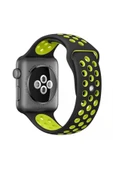 Akman Ally Apple Watch 7-8 45mm 6-5-4 44mm Kayış Kordon Nike Style Soft Silikon 3-2- - ACL6207473-5620 thumbnail 5
