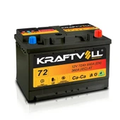 Aku Aku 12v 72 Ah Lb3 (278×175×175) Tam Kapalı Alcak - Kraftvoll 18010012 - 1