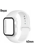 Akman ALLY Apple Watch 4-5-6 40mm Silikon Kordon Kayış ve Ekran Koruyucu Kılıf-(19 - ACL6202490-3869 - 4