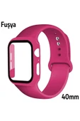 Akman ALLY Apple Watch 4-5-6 40mm Silikon Kordon Kayış ve Ekran Koruyucu Kılıf-(19 - ACL6202490-3869 - 5
