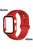 Akman ALLY Apple Watch 4-5-6 40mm Silikon Kordon Kayış ve Ekran Koruyucu Kılıf-(19 - ACL6202490-3869 - 6