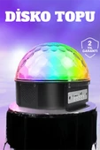 Kompakt Tasarımlı, Telefon Kontrollü Disko Topu Işıkları thumbnail 2