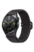 Akman ALLY 22MM Gear S3 Watch 4 -Gt2 GT2E 46MM Japon Tokalı Elastik Kayış Kordon-(1 - ACL6204691-9153 - 1