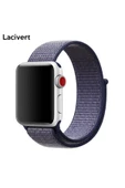 Akman Ally Apple Watch 7-8 41mm 6-5-4 40mm Nylon Loop Spor Kayış Kordon 3-2-1 38mm-( - ACL6203272-4238 - 5