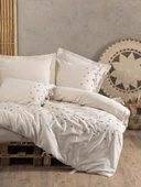 Cotton Keten Çift Kişilik Nev Takımı Arie thumbnail 1