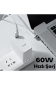 Akman Zinc Manyetik L Uçlu 60W Macbook Hızlı Şarj Güç Kablosu 2m-(1903) - ACL6206989-8284 thumbnail 3