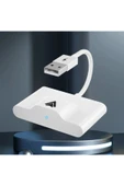 CepteToptan Ally Usb+Type-C Android Kablosuz Carplay Adaptör Çevirici - Youtube Netflix Ti - CPT4722004-2372 thumbnail 3