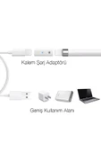 Akman Ally Dişi Lightning to Lightning Dönüştürücü Apple Pencil Kalem Şarj Ada - ACL6206455-3395 thumbnail 2
