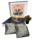 Çift Kişilik Saten Nev Takımı Lionel Lacivert thumbnail 2