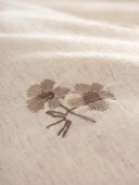 Cotton Keten Çift Kişilik Nev Takımı Arie thumbnail 3