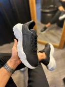 Yüksek Taban Günlük Ayakkabı N Siyah (Beyaz Taban) thumbnail 3