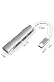 CepteToptan Ally S-803 4in1 Type-C to 4x USB3.0 HUB Çoğaltıcı Çevirici Dönüştürücü Ad - MLN7490-6805 thumbnail 5