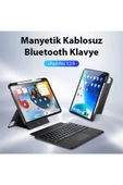 Akman Dux Ducis iPad Pro 12.9 DK Series Kablosuz Bluetooth Klavye Touchpad Kılıf-(19 - ACL6206747-3837 thumbnail 2