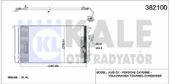 KLIMA RADYATORU AUDI Q7 06>15 PORSCHE CAYENNE 02>10 TOUAREG 02>10 - KALE 382100 - 1
