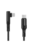 Akman ALLY Type-C to İPhone 20w Lightning Hızlı Şarj Kablosu Oyuncu 90 Derece Kabl - ACL6206175-7666 - 4