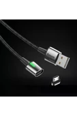 Akman Zinc Magnetic Usb Kablo Şarj Android Mikro Başlık 2Metre 1.5A-(1903) - ACL6209777-4846 - 4