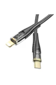 Akman HOCO U121 Gold standard Transparent Discovery Edition 60W Type-C to iPhone Light - ACL6209147-3105 thumbnail 5