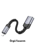 Akman HOCO UA24 Dişi USB To Erkek iPhone Lightning Dönüştürücü 2.0 converter-(1 - ACL6209923-3663 - 3