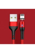 Akman Usams Mıknatıslı Başlık İPhone 14-13-12-11 usb Şarj Kablosu-(1903) - ACL6207806-7355 thumbnail 2