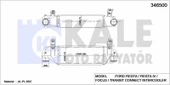 TURBO INTERCOOLER RADYATORU FOCUS 1.8TDCI 98>04 - KALE 346500 - 1