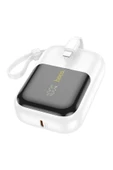 Akman HOCO Q20 Fountain 10000mAh 22.5W+PD20W Dijital Göstergeli Kablolu Powerbank-(19 - ACL6209179-2672 thumbnail 1