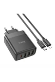 Akman HOCO C127A PD45W(1C3A) Hızlı Şarj Aleti + Type-C to iPhone Lightning Kablo Se - ACL6207337-5516 thumbnail 4